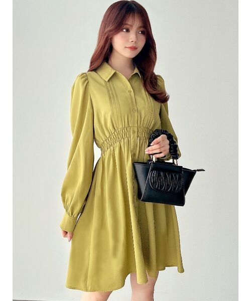 RESEXXY（リゼクシー）の「ウェーブキルティングギャザーバッグ（ハンドバッグ・レディース・ブラック/ベージュ/アイボリー・FREE）」の7枚目の写真