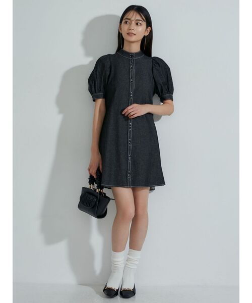 RESEXXY（リゼクシー）の「ウェーブキルティングギャザーバッグ（ハンドバッグ・レディース・ブラック/ベージュ/アイボリー・FREE）」の17枚目の写真