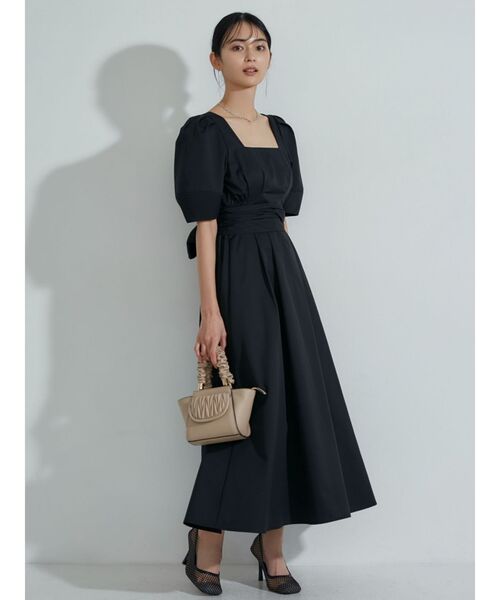 RESEXXY（リゼクシー）の「ウェーブキルティングギャザーバッグ（ハンドバッグ・レディース・ブラック/ベージュ/アイボリー・FREE）」の20枚目の写真