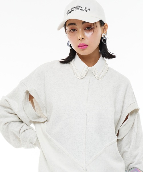 sale❗️ナルシス　リボンスウェット　ホワイト❣️ Narcissus [ナルシス] ｜ ハイブランド通販、インポートブランド
