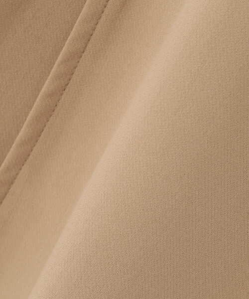N.(N. Natural Beauty Basic)(エヌエヌナチュラルビューティーベーシック)の「【S Size Line】◆TRダブルクロスリボンベルトコート(ノーカラーコート・レディース・イエロー/ベージュ・SMALL/MEDIUM)」の19枚目の写真