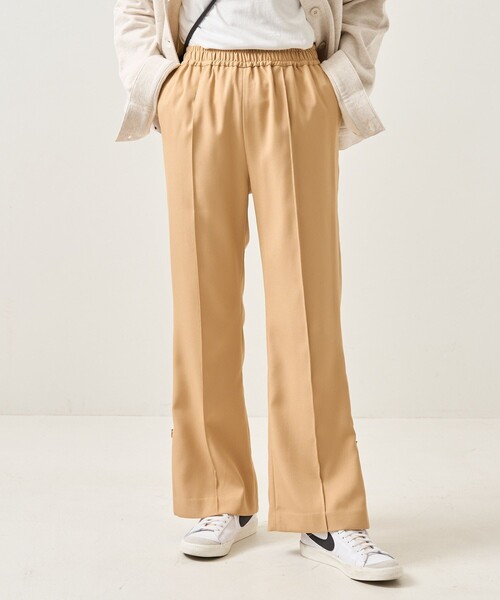 FREAK'S STORE(フリークスストア)の「センターシームパンツ(スラックス・レディース・ブラック/ベージュ/レッド・フリ-)」の1枚目の写真