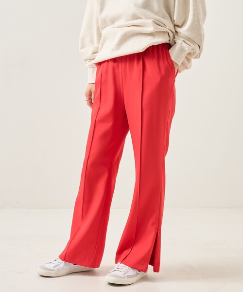 FREAK'S STORE(フリークスストア)の「センターシームパンツ(スラックス・レディース・ブラック/ベージュ/レッド・フリ-)」の3枚目の写真