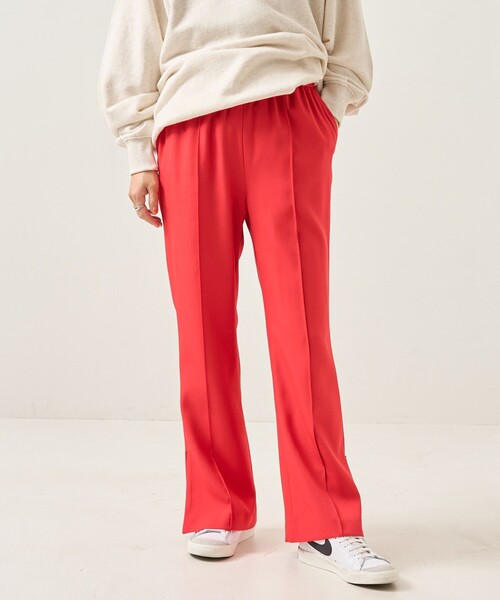 FREAK'S STORE(フリークスストア)の「センターシームパンツ(スラックス・レディース・ブラック/ベージュ/レッド・フリ-)」の13枚目の写真