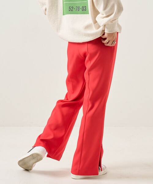 FREAK'S STORE(フリークスストア)の「センターシームパンツ(スラックス・レディース・ブラック/ベージュ/レッド・フリ-)」の14枚目の写真