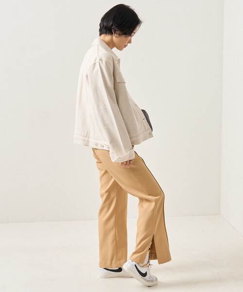 FREAK'S STORE(フリークスストア)の「センターシームパンツ(スラックス・レディース・ブラック/ベージュ/レッド・フリ-)」の17枚目の写真