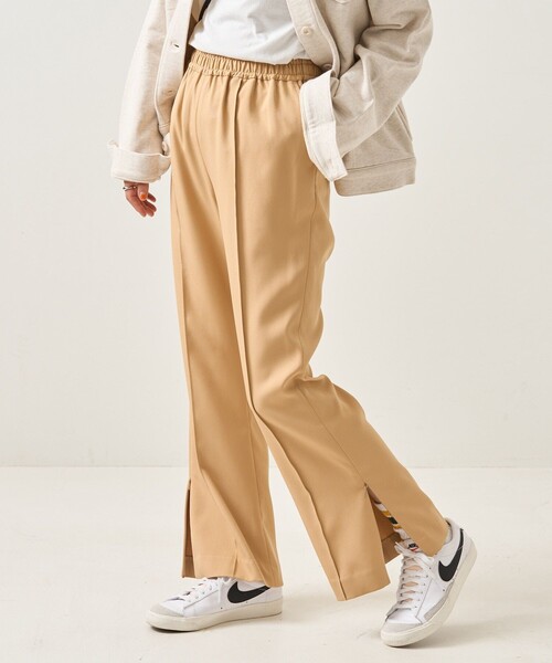 FREAK'S STORE(フリークスストア)の「センターシームパンツ(スラックス・レディース・ブラック/ベージュ/レッド・フリ-)」の19枚目の写真