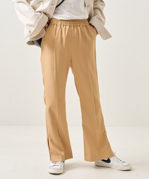 FREAK'S STORE(フリークスストア)の「センターシームパンツ(スラックス・レディース・ブラック/ベージュ/レッド・フリ-)」の21枚目の写真