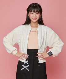 JENNI love | レース切替えブルゾン(ブルゾン)