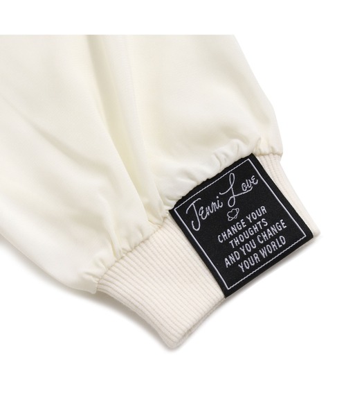 JENNI love（ジェニィラブ）の「レース切替えブルゾン（ブルゾン・キッズ・ブラック/オフホワイト・130cm/140cm/150cm/160cm）」の14枚目の写真