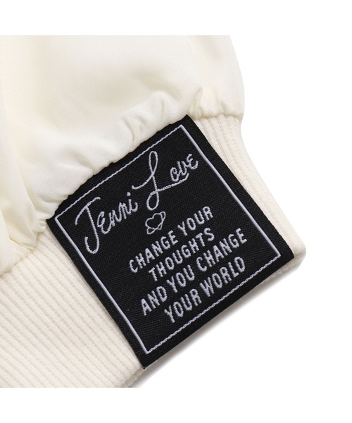 JENNI love（ジェニィラブ）の「レース切替えブルゾン（ブルゾン・キッズ・ブラック/オフホワイト・130cm/140cm/150cm/160cm）」の15枚目の写真