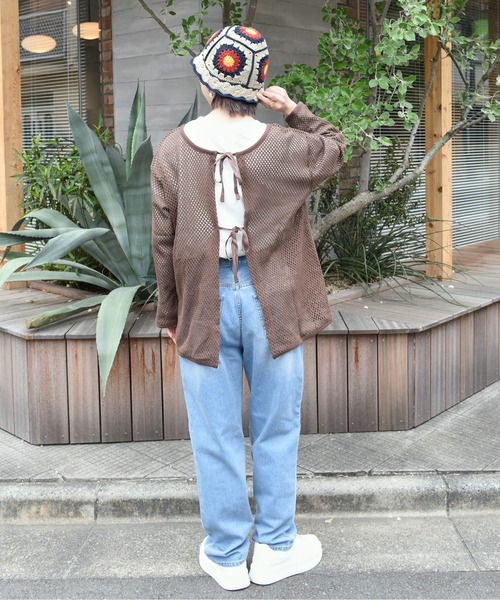 CUBE SUGAR（キューブシュガー）の「カギ針クロシェニットバケット