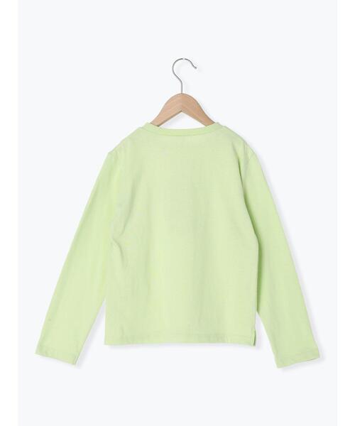 Samansa Mos2 Lagom（サマンサモスモスラーゴム）の「アニマルサングラス仕掛けロンT（Tシャツ/カットソー・キッズ・グリーン/ブルー/イエロー・130cm/100cm/120cm/110cm/95cm）」の10枚目の写真