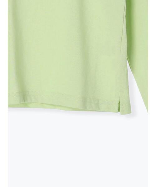 Samansa Mos2 Lagom（サマンサモスモスラーゴム）の「アニマルサングラス仕掛けロンT（Tシャツ/カットソー・キッズ・グリーン/ブルー/イエロー・130cm/100cm/120cm/110cm/95cm）」の4枚目の写真