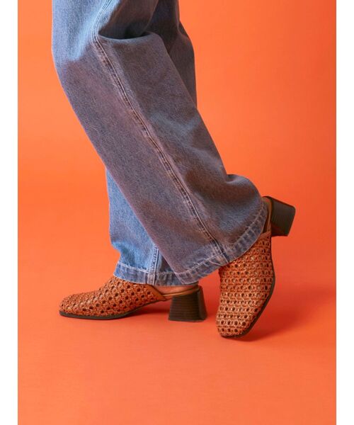 Ungrid（アングリッド）の「メッシュヒールサンダル（サンダル・レディース・ブラック/ブラウン・S/M/L）」の2枚目の写真