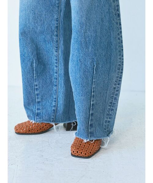 Ungrid（アングリッド）の「メッシュヒールサンダル（サンダル・レディース・ブラック/ブラウン・S/M/L）」の5枚目の写真