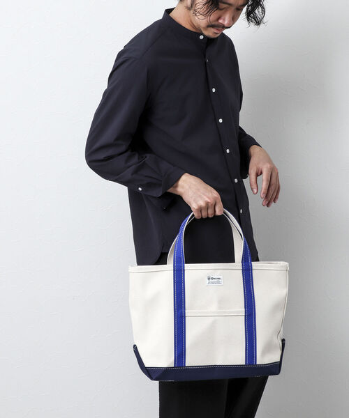 ORCIVAL（オーシバル）の「【ORCIVAL/オーシバル】HANPU TOTE BAG MEDIUM キャンバストートバッグ（トートバッグ・メンズ・ホワイト系その他5/ミント/ロイヤルブルー/チャコールグレー/ホワイト系その他6・FREE）」の7枚目の写真