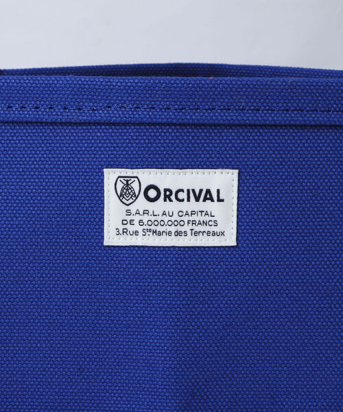 ORCIVAL（オーシバル）の「【ORCIVAL/オーシバル】HANPU TOTE BAG MEDIUM キャンバストートバッグ（トートバッグ・メンズ・ホワイト系その他5/ミント/ロイヤルブルー/チャコールグレー/ホワイト系その他6・FREE）」の16枚目の写真