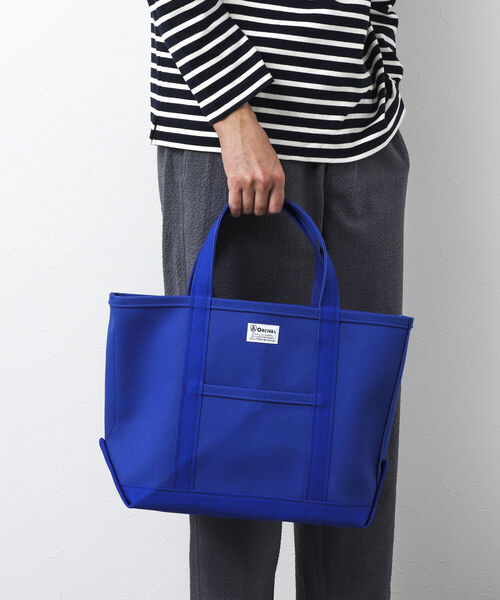ORCIVAL（オーシバル）の「【ORCIVAL/オーシバル】HANPU TOTE BAG MEDIUM キャンバストートバッグ（トートバッグ・メンズ・ホワイト系その他5/ミント/ロイヤルブルー/チャコールグレー/ホワイト系その他6・FREE）」の17枚目の写真