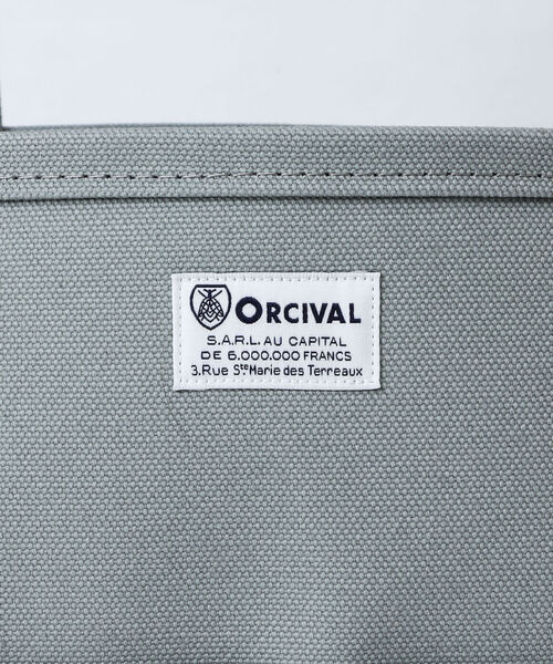 ORCIVAL（オーシバル）の「【ORCIVAL/オーシバル】HANPU TOTE BAG MEDIUM キャンバストートバッグ（トートバッグ・メンズ・ホワイト系その他5/ミント/ロイヤルブルー/チャコールグレー/ホワイト系その他6・FREE）」の10枚目の写真