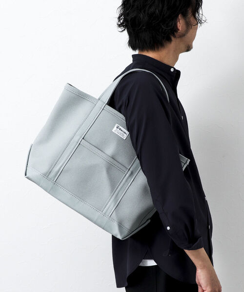 ORCIVAL（オーシバル）の「【ORCIVAL/オーシバル】HANPU TOTE BAG MEDIUM キャンバストートバッグ（トートバッグ・メンズ・ホワイト系その他5/ミント/ロイヤルブルー/チャコールグレー/ホワイト系その他6・FREE）」の19枚目の写真