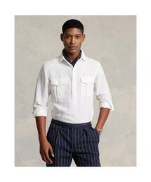 POLO RALPH LAUREN | クラシック フィット リネンシルク ポップオーバー シャツ(シャツ/ブラウス)