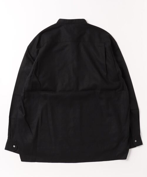 FORTUNA HOMME（フォルトゥナオム）の「FORTUNAHOMME Double Linen Shirts（シャツ/ブラウス・メンズ・ホワイト/ブラック・2/1）」の9枚目の写真