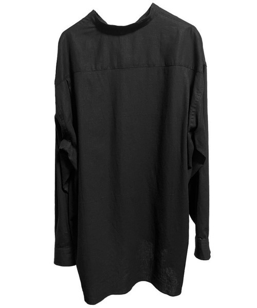 FORTUNA HOMME（フォルトゥナオム）の「FORTUNAHOMME Double Linen Shirts（シャツ/ブラウス・メンズ・ホワイト/ブラック・2/1）」の7枚目の写真