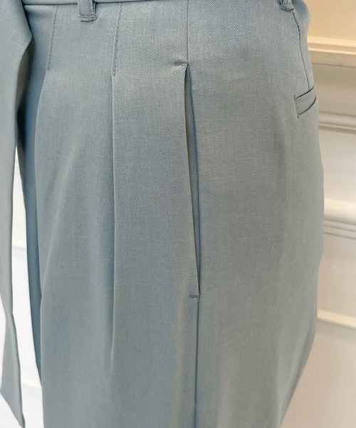 ROYAL PARTY（ロイヤルパーティー）の「タックワイドパンツ（その他パンツ・レディース・ブルー/ブラック/ナチュラル/チャコールグレー・マルチサイズ）」の8枚目の写真