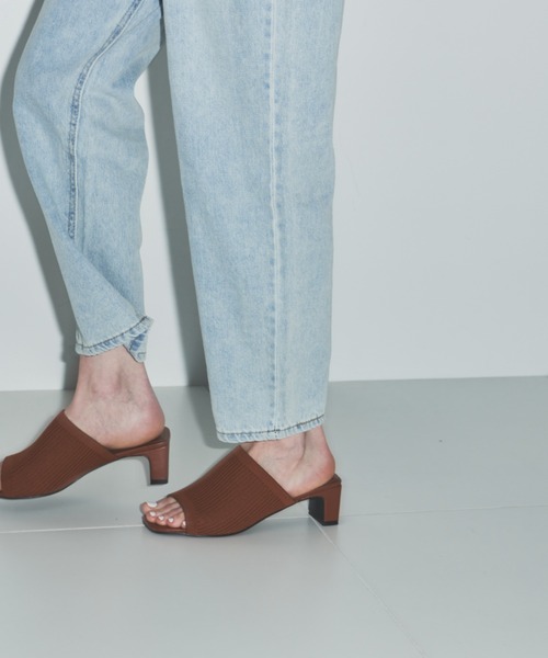 un/neu(アンノイ)の「リブニットサンダル(サンダル・レディース・ブラウン/ブラック・SMALL/MEDIUM/LARGE)」の7枚目の写真