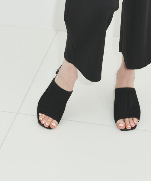 un/neu(アンノイ)の「リブニットサンダル(サンダル・レディース・ブラウン/ブラック・SMALL/MEDIUM/LARGE)」の16枚目の写真