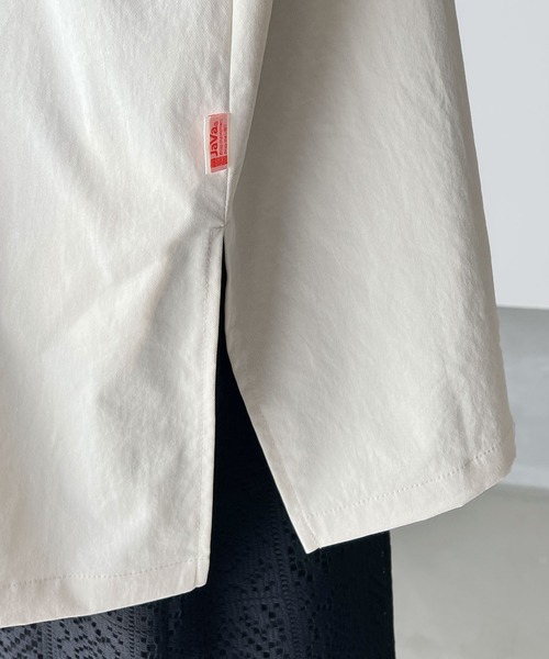 Java（ジャバ）の「《JaVa ジャバコラボ》ワンランクアップ。2wayアシンメトリーオーバーサイズワッシャーベスト（ベスト・レディース・ブラック/ベージュ/アイボリー・SMALL/X-LARGE/LARGE/MEDIUM）」の12枚目の写真