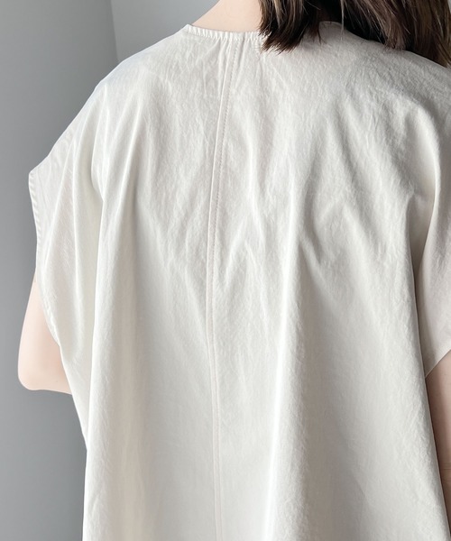 Java（ジャバ）の「《JaVa ジャバコラボ》ワンランクアップ。2wayアシンメトリーオーバーサイズワッシャーベスト（ベスト・レディース・ブラック/ベージュ/アイボリー・SMALL/X-LARGE/LARGE/MEDIUM）」の13枚目の写真