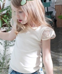 Rora | リンゼイＴシャツ / 半袖 リボン チュール(Tシャツ/カットソー)