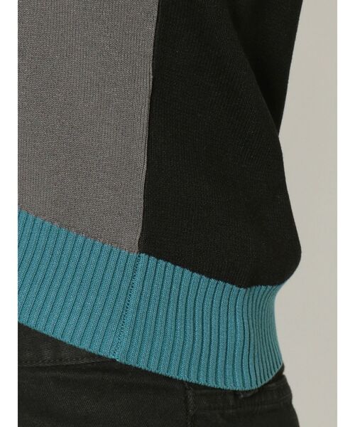 MURUA（ムルーア）の「バイカラーシアータンク（ニット/セーター・レディース・グレー/ブルー・FREE）」の21枚目の写真