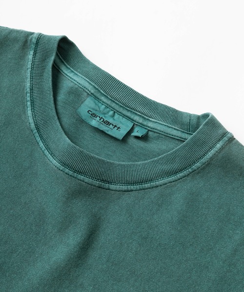 Carhartt WIP(カーハートダブリューアイピー)の「【Carhartt/カーハート】ブランドロゴ ワンポイントワッペン付き 半袖Tシャツ/CH NELSON T-SHIRT(Tシャツ/カットソー・メンズ・アイボリー/ダークグリーン/キャメル/スミクロ・M/L/XL)」の9枚目の写真