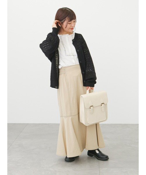 ehka sopo（エヘカソポ）の「【Maison SAJOU】刺繍ブラウス（シャツ/ブラウス・レディース・ブラック/オフホワイト/キナリ・ﾌﾘ-）」の18枚目の写真