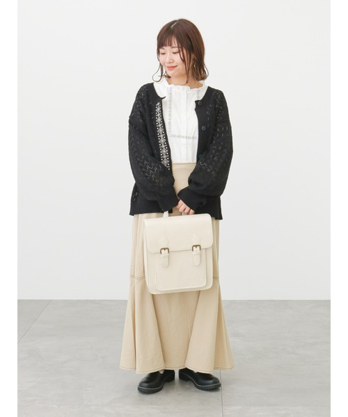 ehka sopo（エヘカソポ）の「【Maison SAJOU】刺繍ブラウス（シャツ/ブラウス・レディース・ブラック/オフホワイト/キナリ・ﾌﾘ-）」の19枚目の写真