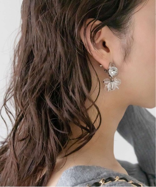 RANDA（ランダ）の「メッキデザインイヤリング（イヤリング・レディース・シルバー/ゴールド・FREE）」の3枚目の写真