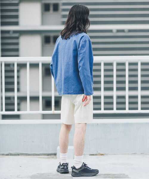 URBAN RESEARCH Sonny Label(アーバンリサーチサニーレーベル)の「『別注』BAEXFATE×Sonny Label ムラ染リップストップヘンリープルオーバー(Tシャツ/カットソー・メンズ・ブラック/ブルー/アイボリー・MEDIUM/LARGE)」の16枚目の写真