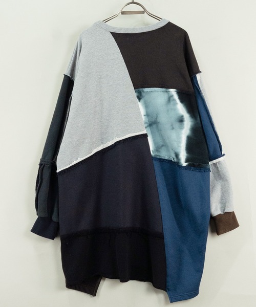 masterkey(マスターキー)の「masterkey マスターキー / CHESS-LONG チェスロングカットソー ビッグシルエットスウェット / MK24A-C-26(Tシャツ/カットソー・メンズ・ブルー系その他・FREE)」の2枚目の写真