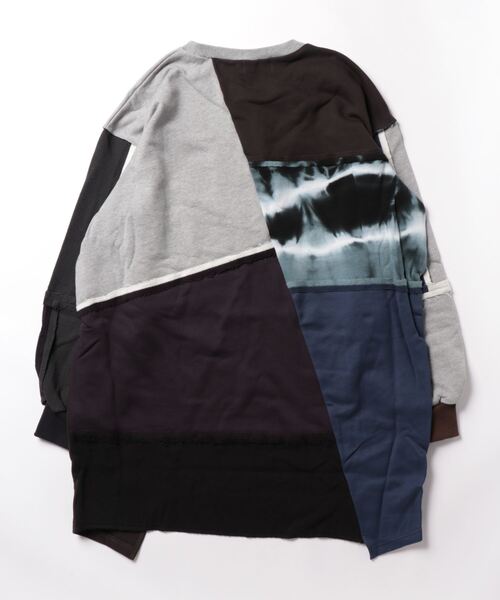 masterkey(マスターキー)の「masterkey マスターキー / CHESS-LONG チェスロングカットソー ビッグシルエットスウェット / MK24A-C-26(Tシャツ/カットソー・メンズ・ブルー系その他・FREE)」の13枚目の写真