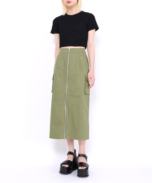 PUNYUS（プニュズ）の「クロップドトップ（Tシャツ/カットソー・レディース・ブラック/ホワイト・1/3/4/2）」の6枚目の写真