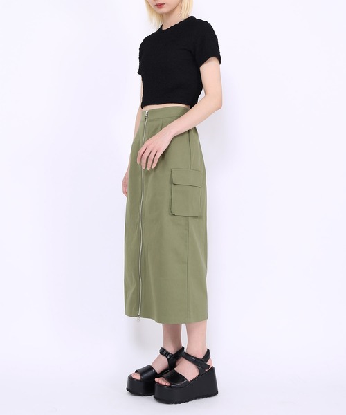 PUNYUS（プニュズ）の「クロップドトップ（Tシャツ/カットソー・レディース・ブラック/ホワイト・1/3/4/2）」の8枚目の写真