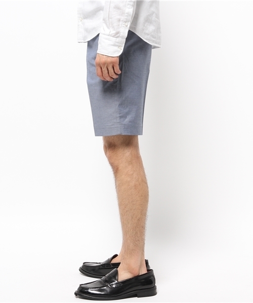 EDIFICE（エディフィス）の「◇80/2 シャンブレーストレッチショーツ（その他パンツ・メンズ・ブルー系その他/チャコールグレー/ホワイト/ベージュ/グリーン/ネイビー・46/50/48/42/44）」の11枚目の写真