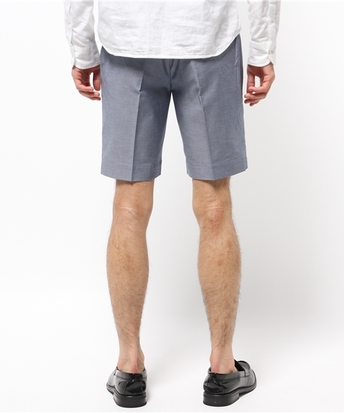 EDIFICE（エディフィス）の「◇80/2 シャンブレーストレッチショーツ（その他パンツ・メンズ・ブルー系その他/チャコールグレー/ホワイト/ベージュ/グリーン/ネイビー・46/50/48/42/44）」の12枚目の写真