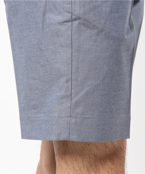 EDIFICE（エディフィス）の「◇80/2 シャンブレーストレッチショーツ（その他パンツ・メンズ・ブルー系その他/チャコールグレー/ホワイト/ベージュ/グリーン/ネイビー・46/50/48/42/44）」の17枚目の写真