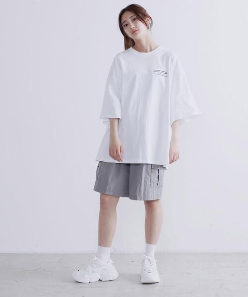 Figments（フィグメンツ）の「PERSON Tシャツ（Tシャツ/カットソー・レディース・ホワイト/ブラック・FREE）」の18枚目の写真