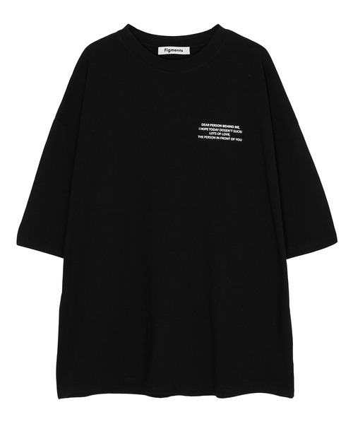 Figments（フィグメンツ）の「PERSON Tシャツ（Tシャツ/カットソー・レディース・ホワイト/ブラック・FREE）」の7枚目の写真