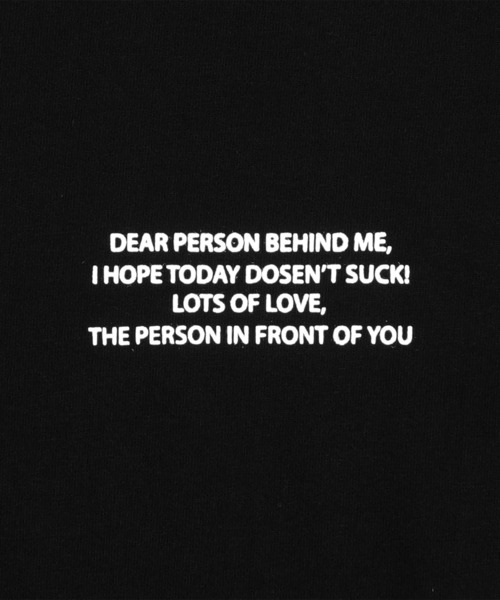 Figments（フィグメンツ）の「PERSON Tシャツ（Tシャツ/カットソー・レディース・ホワイト/ブラック・FREE）」の13枚目の写真